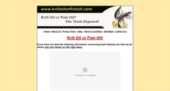 Desktop Screenshot of krilloilorfishoil.com