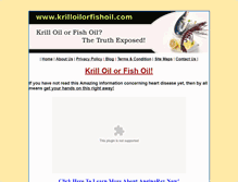 Tablet Screenshot of krilloilorfishoil.com